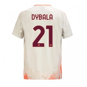 AS Roma Paulo Dybala #21 Borte skjorte 2024-25 Kortermet